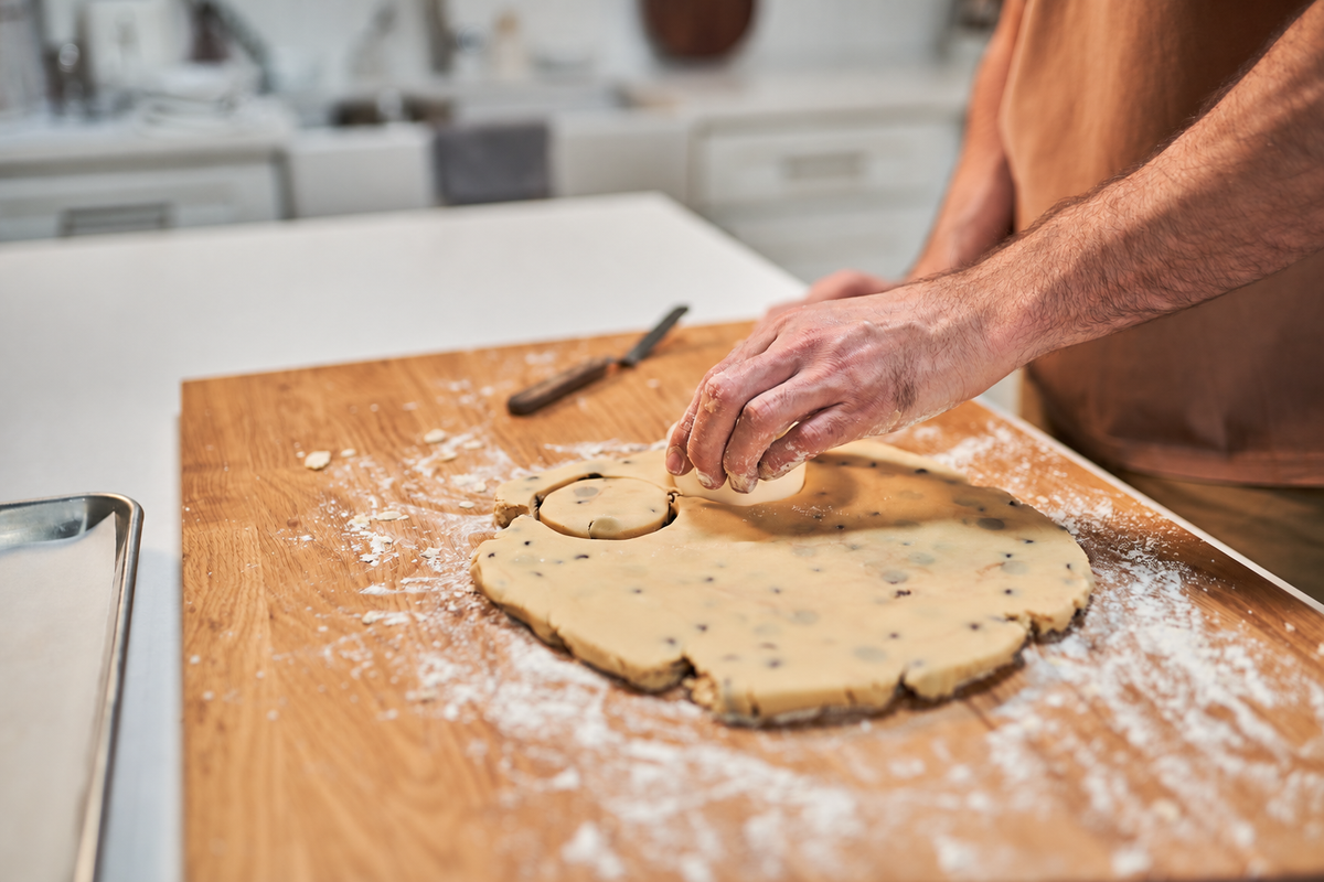 Handwritten family baking recipe