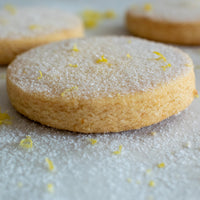 Gluten Free Meyer Lemon Shortbread Cookies